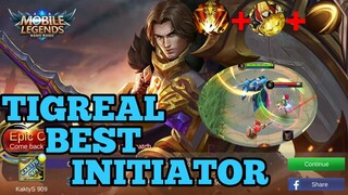 Tigreal best initiator in mobile legends gameplay & build ml