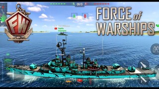 Force Of Warships: first content Gameplay.