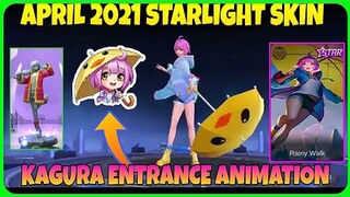 Confirmed Kagura Starlight Skin April 2021 | ALL REWARDS FREE LEAKED | MLBB