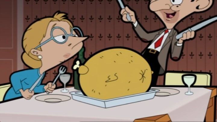 Mr. Bean Animation 12 [Eni Comes to Dinner]