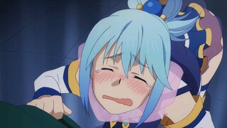 Aqua is a god, but she can't stop Kazuma from stealing