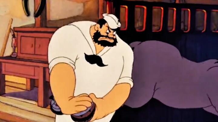 Popeye and Pluto's outrageous rivalry