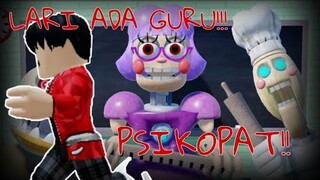 LARI ADA GURU PSIKOPAT!! MAIN DI ESCAPE MISS ANI TRON 🙀🙀 SEREM BNGTT!!