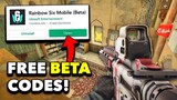 FIRST FULL GAMEPLAY in Rainbow Six Mobile Beta! (FREE Beta Codes)