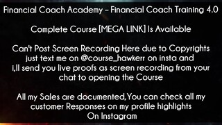 Financial Coach Academy Course Financial Coach Training 4.0 Download