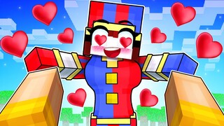 POMNI Has A CRUSH on JEFFY in Minecraft!