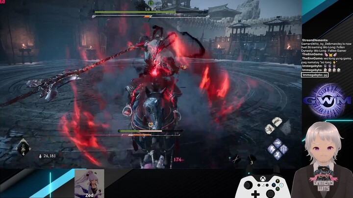 Wo long: Lu bu Hardest boss fight For me yet.