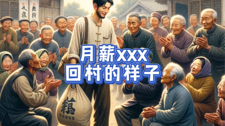 Diện mạo khi về quê của những người có mức lương hàng tháng khác nhau