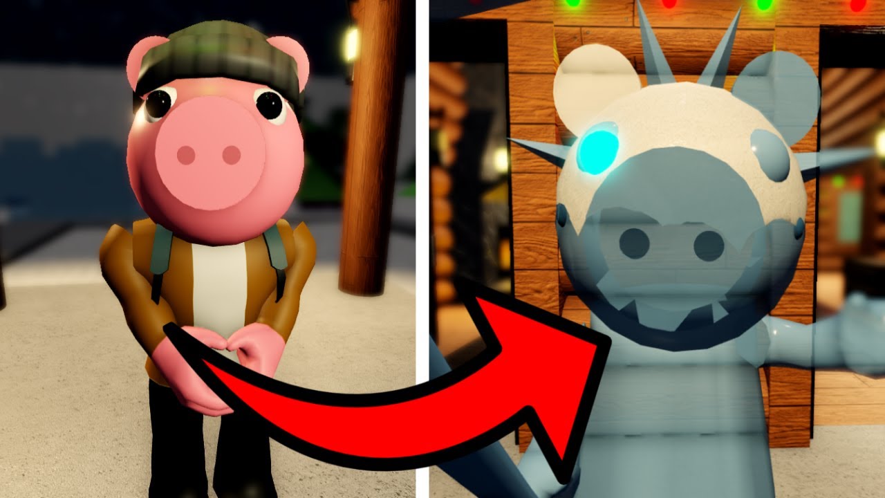 🐷 PIGGY WINTER HOLIDAY SKIN SECRETA e HISTÓRIA de NATAL 🎄 Roblox 