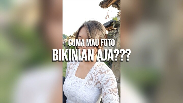 Ke Bali cuma mau bikinian doang?? 😱😱🤨🤨