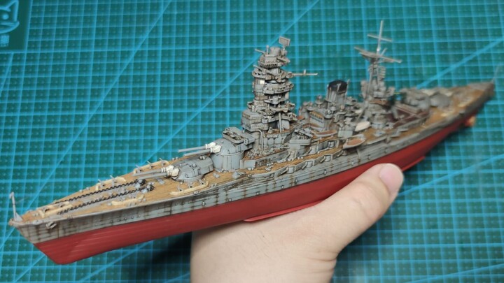 [Just play around] Fujimi Ship NEXT 1/700 NX13 Nagato model made directly