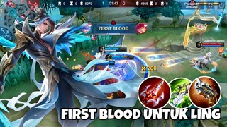 FIRST BLOOD UNTUK LING