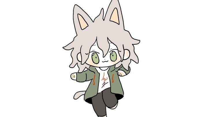 [ดันกันรอนปะ: อย่าลืม แฮปปี้ ฮาวอค handwriting/tracing] The cat is just dance♡