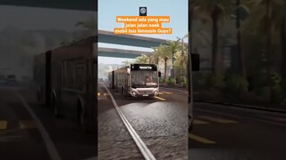 Bus Panjang Kereta Bus Simulator #tiktok #games #gaming #funny #bussid #shorts #viral #fun #bus #bus