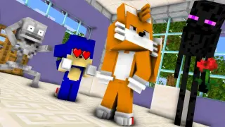 Monster School : Sonic The Hedgehog met Tails Funny Moments Minectaft Animation