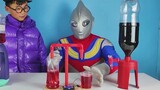The real Ultraman brought Ozawa a fun electric assembled drinking fountain, which can automatically 