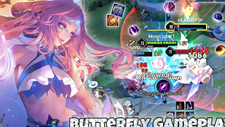 เกมเพลย์ Butterfly Jungle Pro ฮาร์ดแคร์รี่อย่างบ้าคลั่ง Arena of Valor Liên Quân mobile CoT