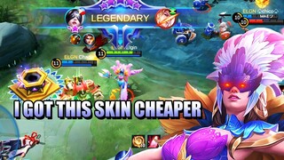 I GOT LUCKY WITH THE NEW PHARSA SAMBA MUSE SKIN - PHARSA GAMEPLAY IN RANK MOBILE LEGENDS