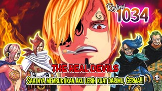 REVIEW OP 1034 - SANJI ON FIRE!! NEXT LEVEL DIABLE JAMBE?!! PEMBUKTIAN SIAPA IBLIS YANG SEBENARNYA!!