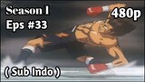 Hajime no Ippo Season 1 - Episode 33 (Sub Indo) 480p HD