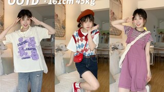 Outfit 161 | What should sweet girls wear to school? Playful and cute goth-girl style!