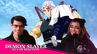 Siblings React to Demon Slayer 2x8!!! Blind Reaction