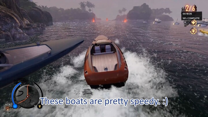 Not bad, they have a Boat Racing challenge here.