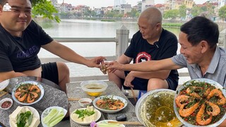 Tôm Say Rượu cùng 2 Đại K…