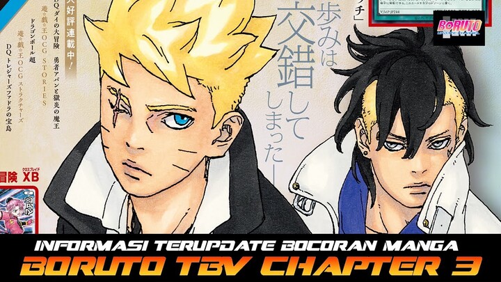 INFORMASI TERUPDATE BOCORAN MANGA BORUTO TWO BLUE VORTEX CHAPTER 3