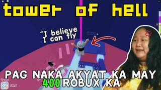 KAPAG NAKA AKYAT KA MAY ROBUX KA | TOWER OF HELLLLL 😂 *ROBLOX 2022*