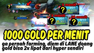 HERO PALING SEREM SEKARANG, GOLDNYA GA TERKEJAR WALAU GA NGEKILL GA ASSIST, HERO HARAM DI MYTHIC