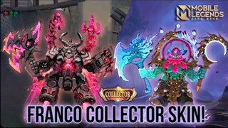 FRANCO COLLECTOR SKIN! | MLBB NEW SKIN | MLBB UPDATE