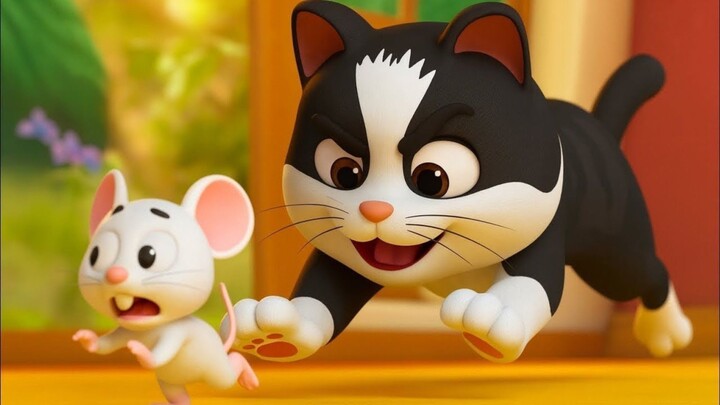Meow Meow Billi _ Funny Cat Song _ Billi Karti Meow Meow _ Learn Animal Sounds _ Balgeet _ hindi