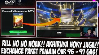 AKHIRNYA RILL HOKY NO HOAK!! GACHA EXCHANGE OVR 96 SAMPAI 97 EA SPORT FC MOBILE INDONESIA PERKORO