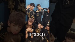 BTS 2013vs2022 #bts #btsshorts #short #btsarmy #army #nomoredream #imonit