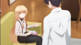 Mahiru offer amane lap pillow | Angel Next door #anime