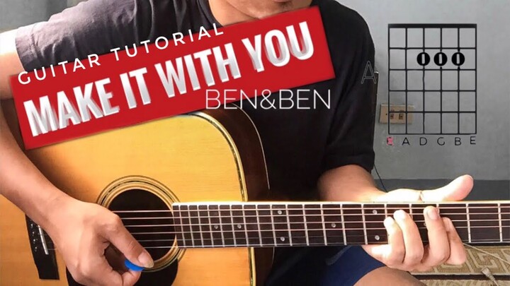 Make It With You Guitar Chords Tutorial (BEN & BEN VERSION)