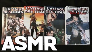 ASMR | Mes mangas L'Attaque des Titans! ⚔