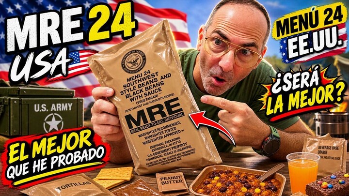 MRE USA MENU 24 SERA LA MEJOR RACION