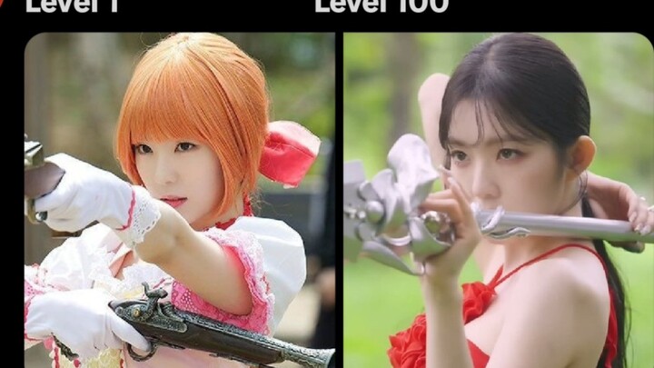 Recently, the Level 1 vs. Level 100 challenge has gone viral on international K-pop platforms.
