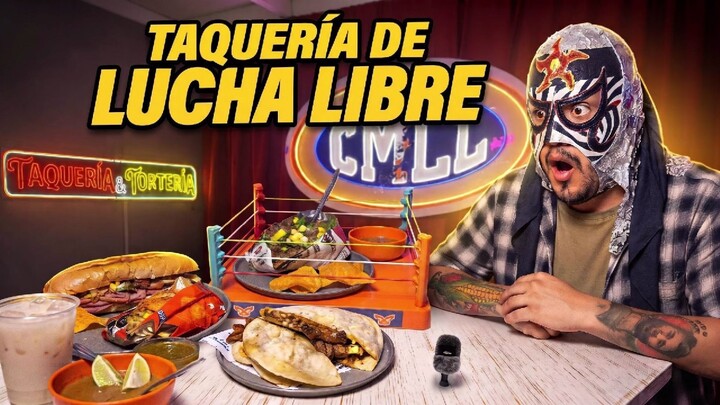 🥊 ESTA TAQUERÍA PARECE UN RING DE LUCHA LIBRE 🤼‍♂️🌮 | LOS ENMASCARADOS