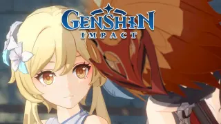 If Childe and Lumine Were Like In an Otome Game [Genshin Impact] | Animation Dub