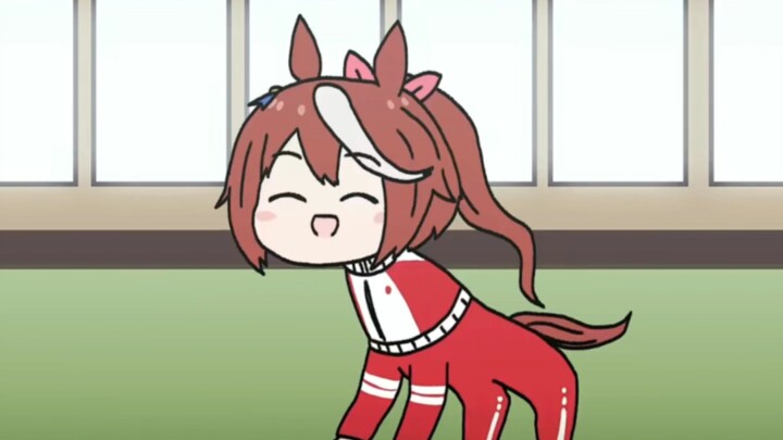 Cooked meat|[ Uma Musume: Pretty Derby Four-frame comic animation] The emperor's body is very soft