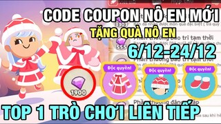 TẶNG QUÀ NÔ EN MÃ CODE COUPON MỚI, TOP 1 TIỆC TRÒ CHƠI LIÊN TIẾP TRONG PLAY TOGETHER