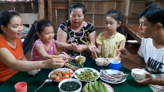 Thịt Heo Kho Trứng Bông Bí Xào Tép Mỡ Món Ngon Mẹ Làm| TKQ & Family T387