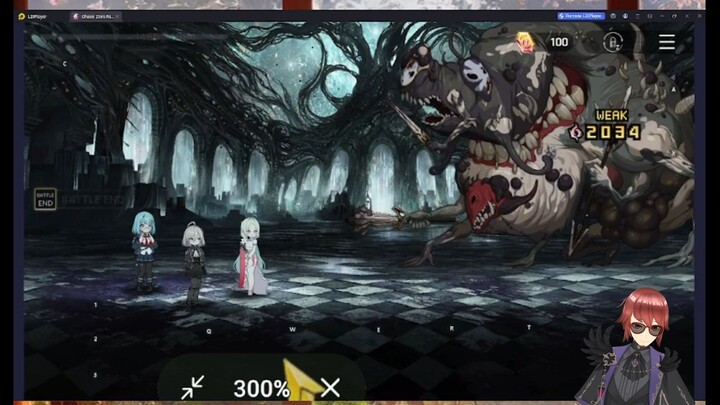 main game Chaos Zero Nightmare main story 4 boss battle #chaoszeronightmare  #storymode