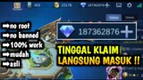 KODE RAHASIA!!! | TINGGAL KLAIM DIAMOND MASUK MOBILE LEGEND ML