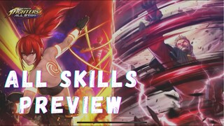 KOF Allstar: BS GOENITZ BS LEONA SKILL PREVIEW