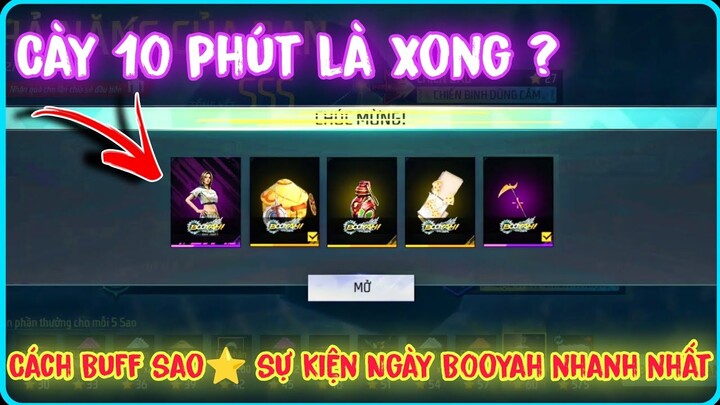 Free Fire | Mẹo cày Buff Sao sự kiện "Ngày Booyah" Trong 10p nhanh nhất | Báo Hồng Gaming