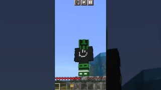 Minecraft, tapi jika aku menyentuh warna Hijau. Videonya Selesai